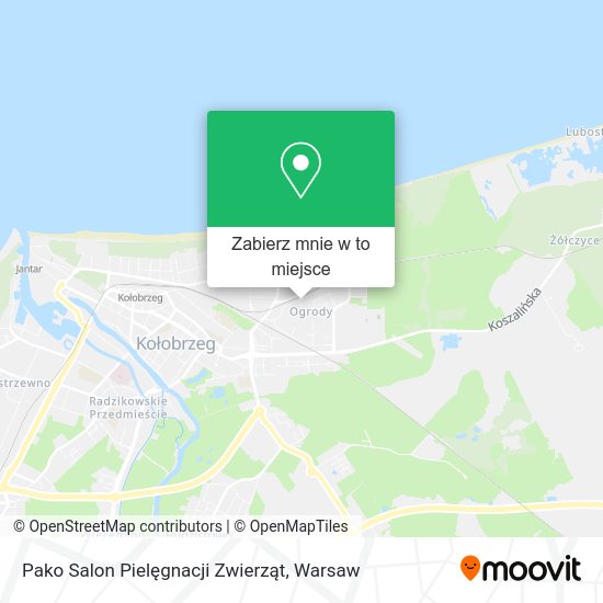 Mapa Pako Salon Pielęgnacji Zwierząt