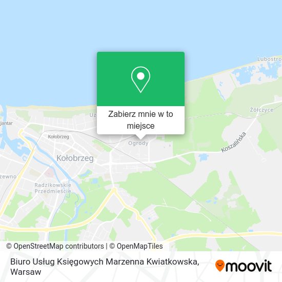 Mapa Biuro Usług Księgowych Marzenna Kwiatkowska