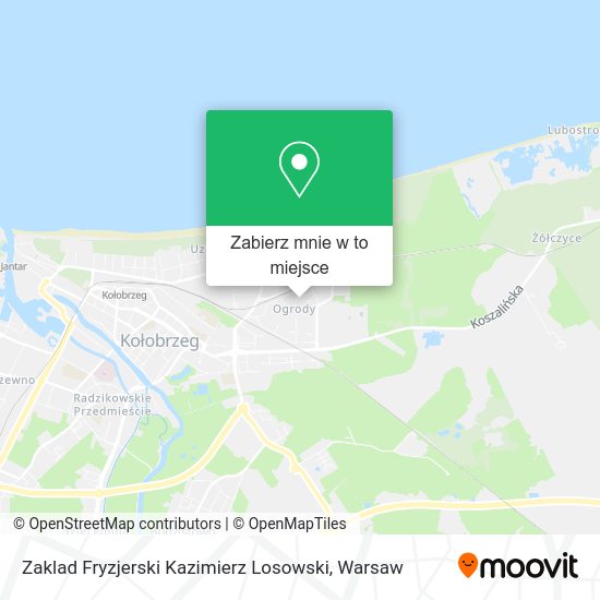 Mapa Zaklad Fryzjerski Kazimierz Losowski