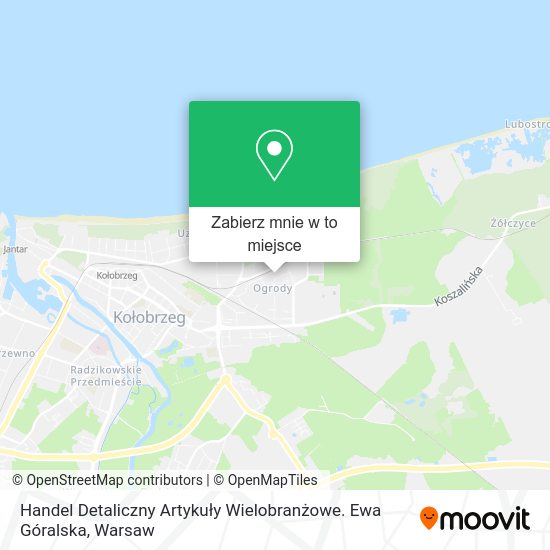 Mapa Handel Detaliczny Artykuły Wielobranżowe. Ewa Góralska