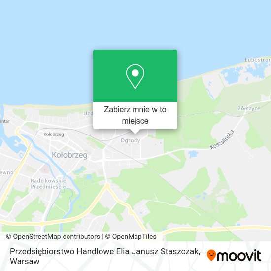 Mapa Przedsiębiorstwo Handlowe Elia Janusz Staszczak