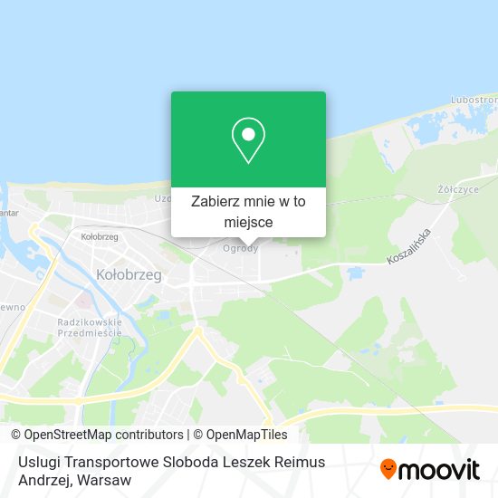 Mapa Uslugi Transportowe Sloboda Leszek Reimus Andrzej