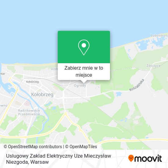 Mapa Uslugowy Zaklad Elektryczny Uze Mieczysław Niezgoda