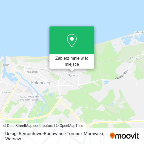 Mapa Usługi Remontowo-Budowlane Tomasz Morawski