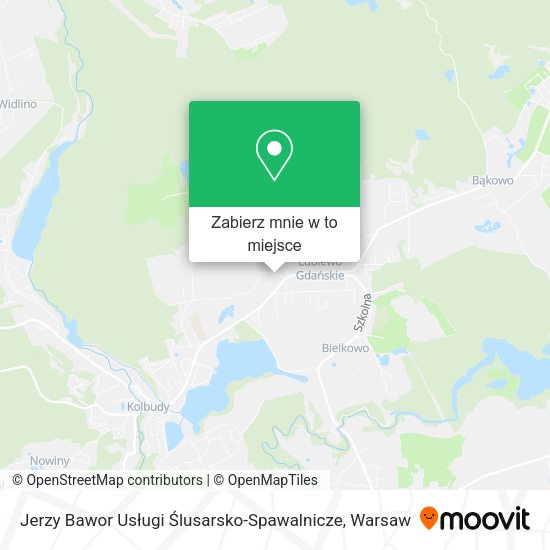 Mapa Jerzy Bawor Usługi Ślusarsko-Spawalnicze