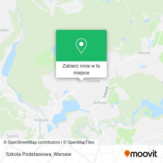 Mapa Szkoła Podstawowa