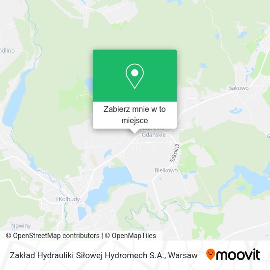 Mapa Zakład Hydrauliki Siłowej Hydromech S.A.