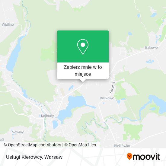 Mapa Uslugi Kierowcy