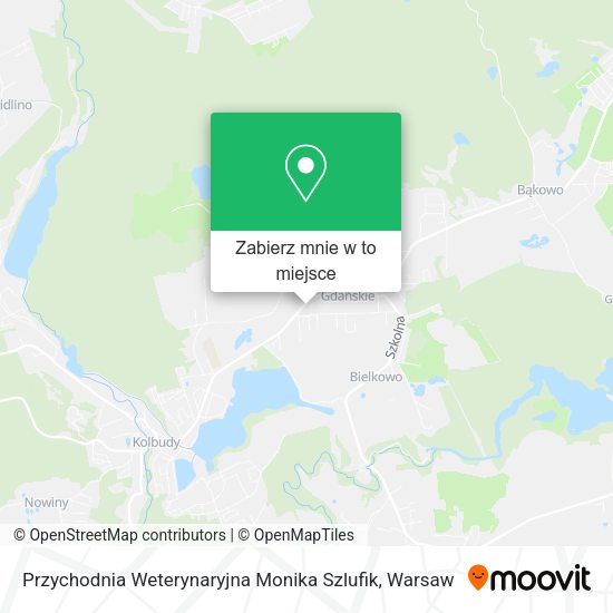 Mapa Przychodnia Weterynaryjna Monika Szlufik