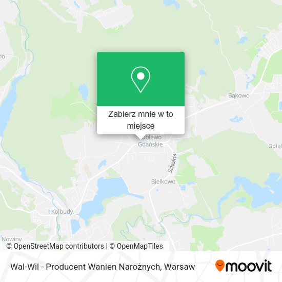 Mapa Wal-Wil - Producent Wanien Narożnych