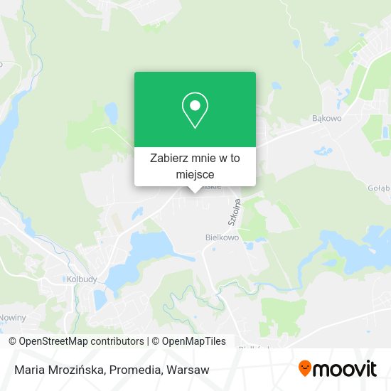 Mapa Maria Mrozińska, Promedia