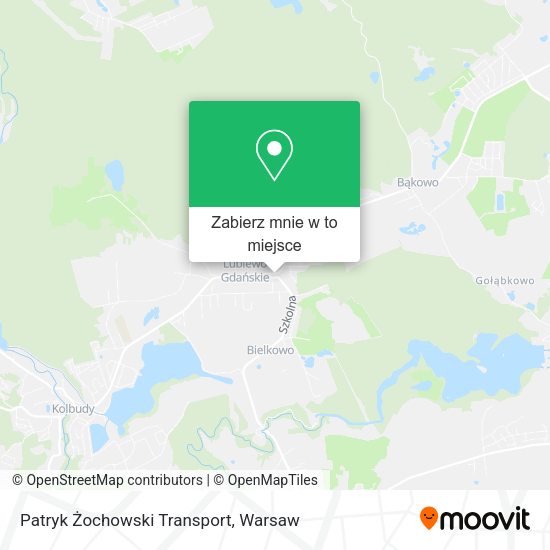 Mapa Patryk Żochowski Transport