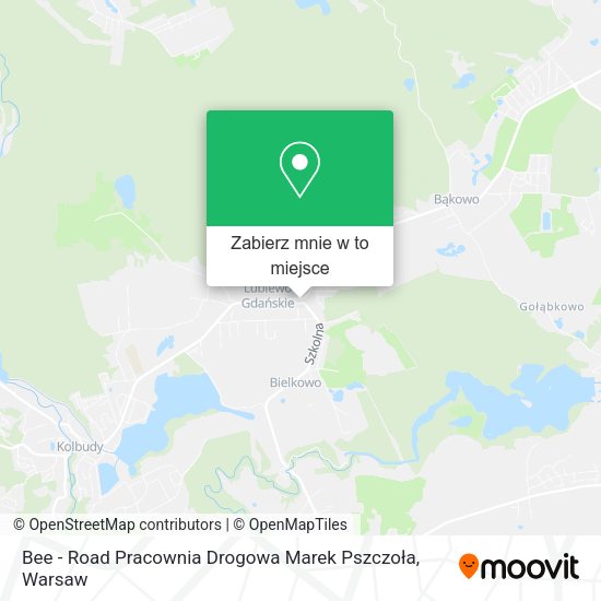 Mapa Bee - Road Pracownia Drogowa Marek Pszczoła