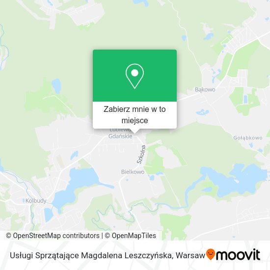 Mapa Usługi Sprzątające Magdalena Leszczyńska