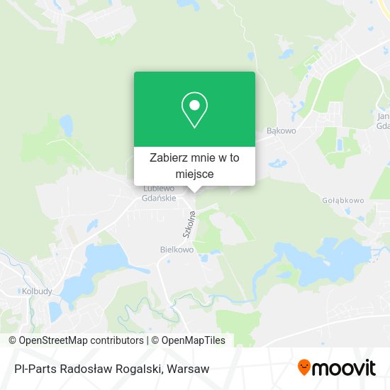 Mapa Pl-Parts Radosław Rogalski