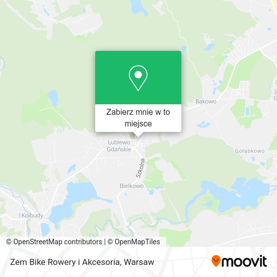 Mapa Zem Bike Rowery i Akcesoria