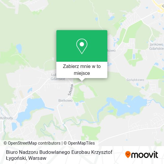 Mapa Biuro Nadzoru Budowlanego Eurobau Krzysztof Łygoński