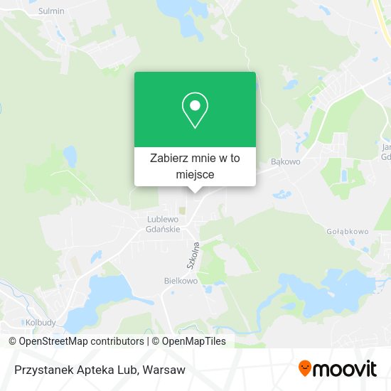 Mapa Przystanek Apteka Lub