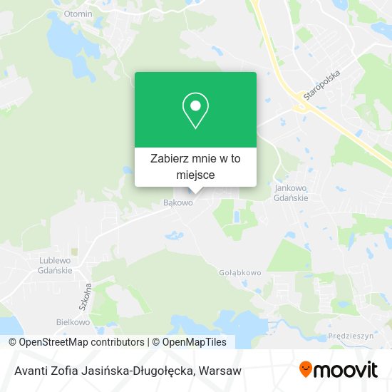 Mapa Avanti Zofia Jasińska-Długołęcka