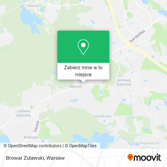 Mapa Browar Zulawski