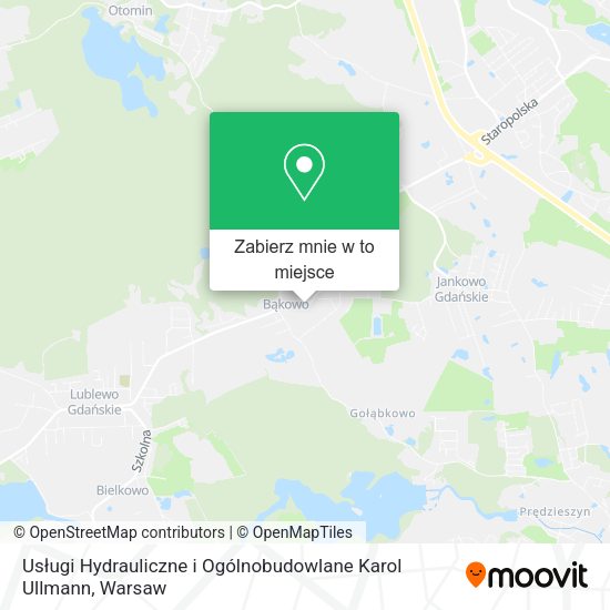 Mapa Usługi Hydrauliczne i Ogólnobudowlane Karol Ullmann