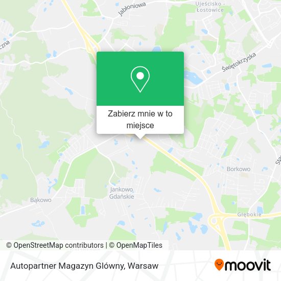 Mapa Autopartner Magazyn Glówny