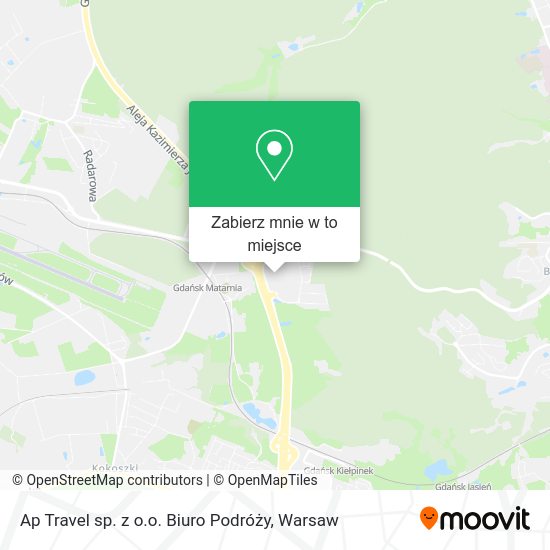 Mapa Ap Travel sp. z o.o. Biuro Podróży