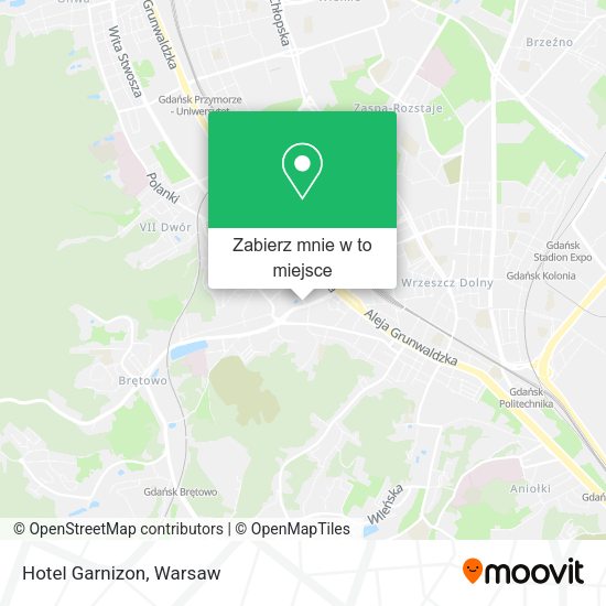 Mapa Hotel Garnizon