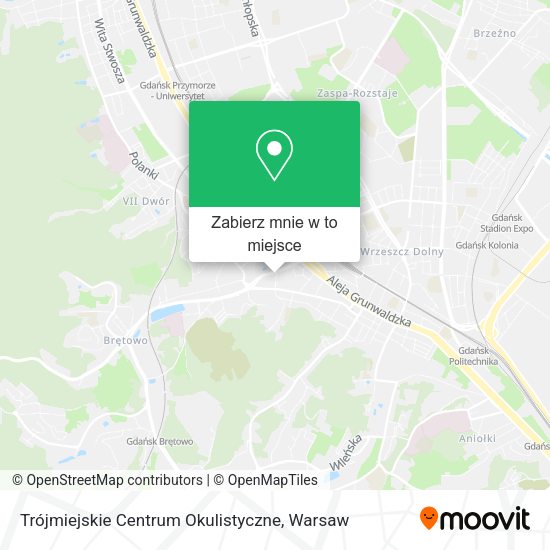 Mapa Trójmiejskie Centrum Okulistyczne