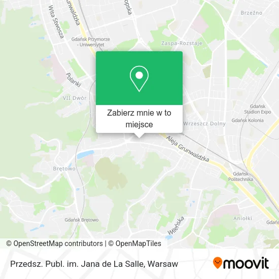 Mapa Przedsz. Publ. im. Jana de La Salle
