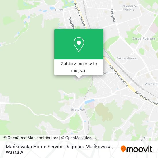 Mapa Mańkowska Home Service Dagmara Mańkowska