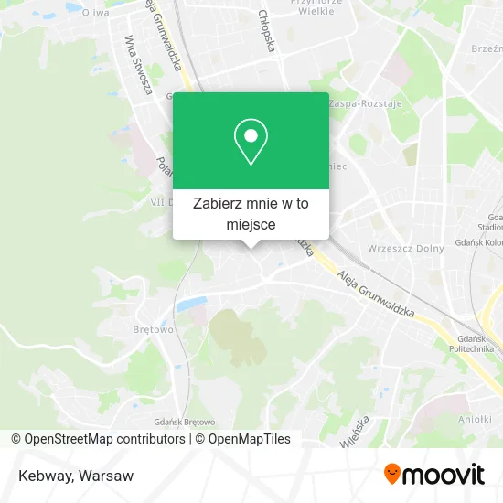 Mapa Kebway