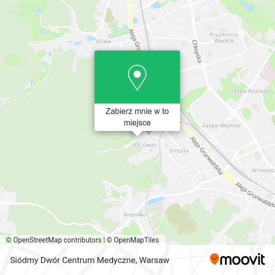 Mapa Siódmy Dwór Centrum Medyczne