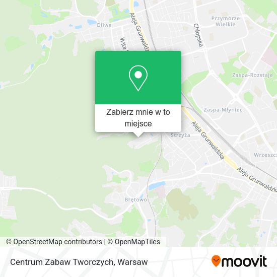 Mapa Centrum Zabaw Tworczych