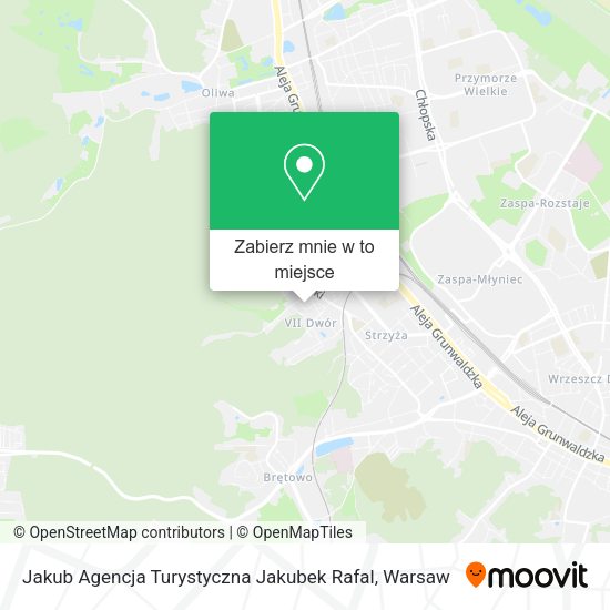 Mapa Jakub Agencja Turystyczna Jakubek Rafal