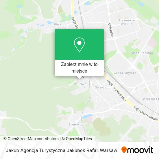 Mapa Jakub Agencja Turystyczna Jakubek Rafal