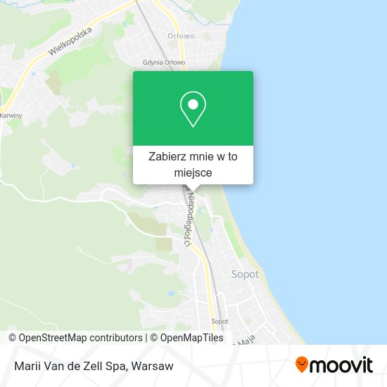 Mapa Marii Van de Zell Spa