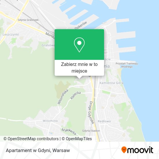 Mapa Apartament w Gdyni