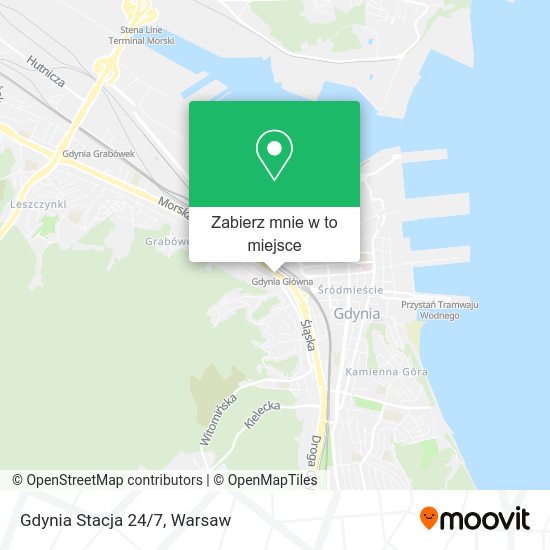 Mapa Gdynia Stacja 24/7