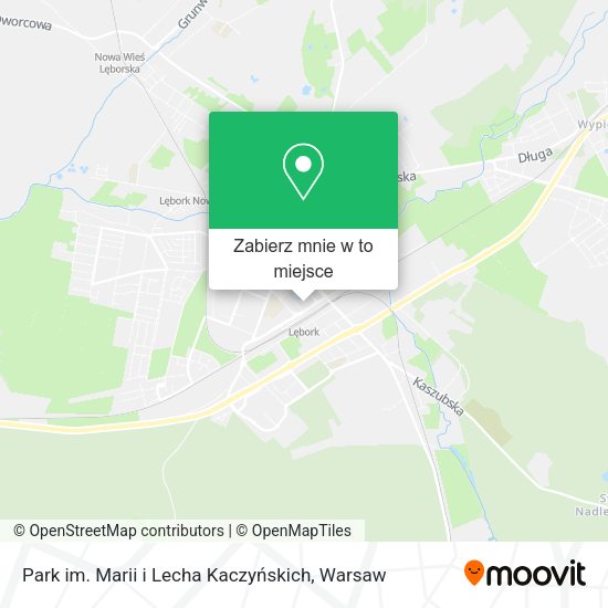 Mapa Park im. Marii i Lecha Kaczyńskich