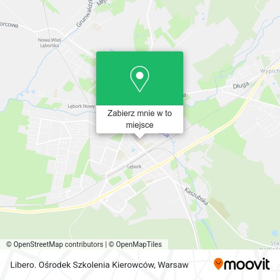 Mapa Libero. Ośrodek Szkolenia Kierowców