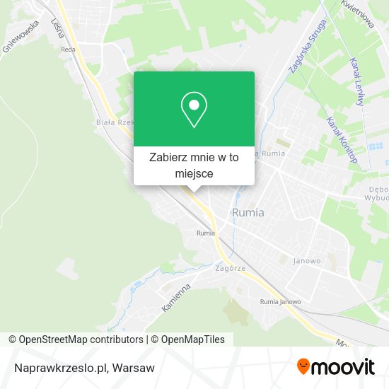 Mapa Naprawkrzeslo.pl