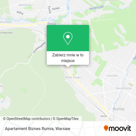 Mapa Apartament Biznes Rumia