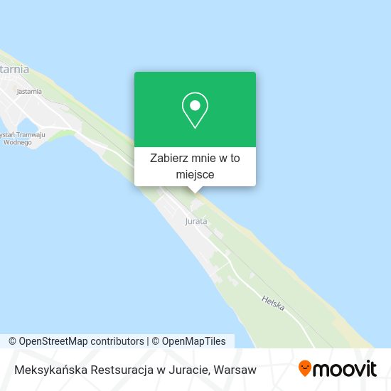 Mapa Meksykańska Restsuracja w Juracie