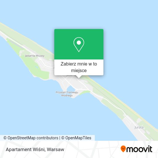 Mapa Apartament Wiśni