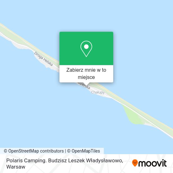 Mapa Polaris Camping. Budzisz Leszek Władysławowo