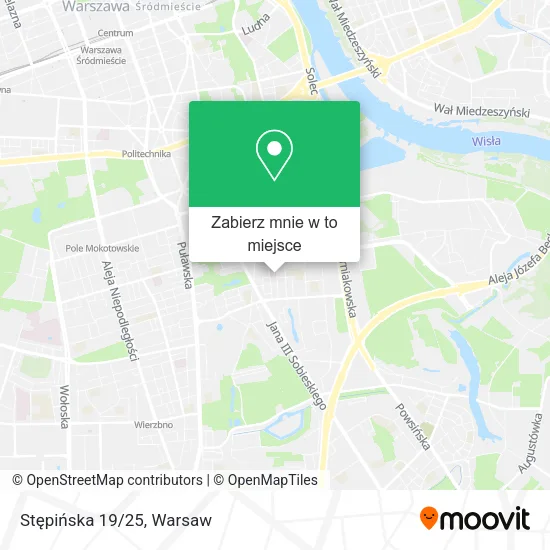 Mapa Stępińska 19/25