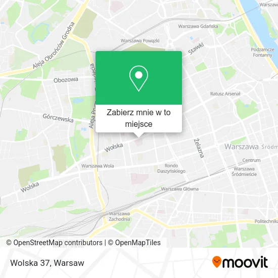 Mapa Wolska 37