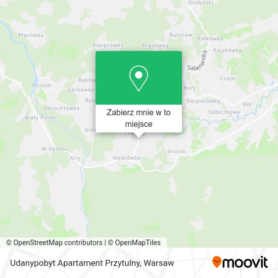 Mapa Udanypobyt Apartament Przytulny