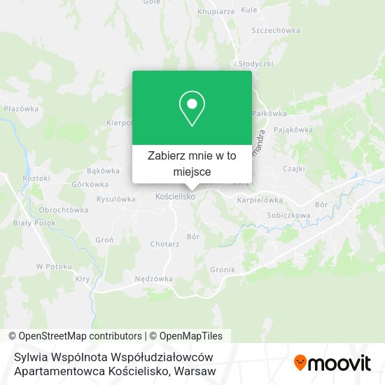 Mapa Sylwia Wspólnota Współudziałowców Apartamentowca Kościelisko